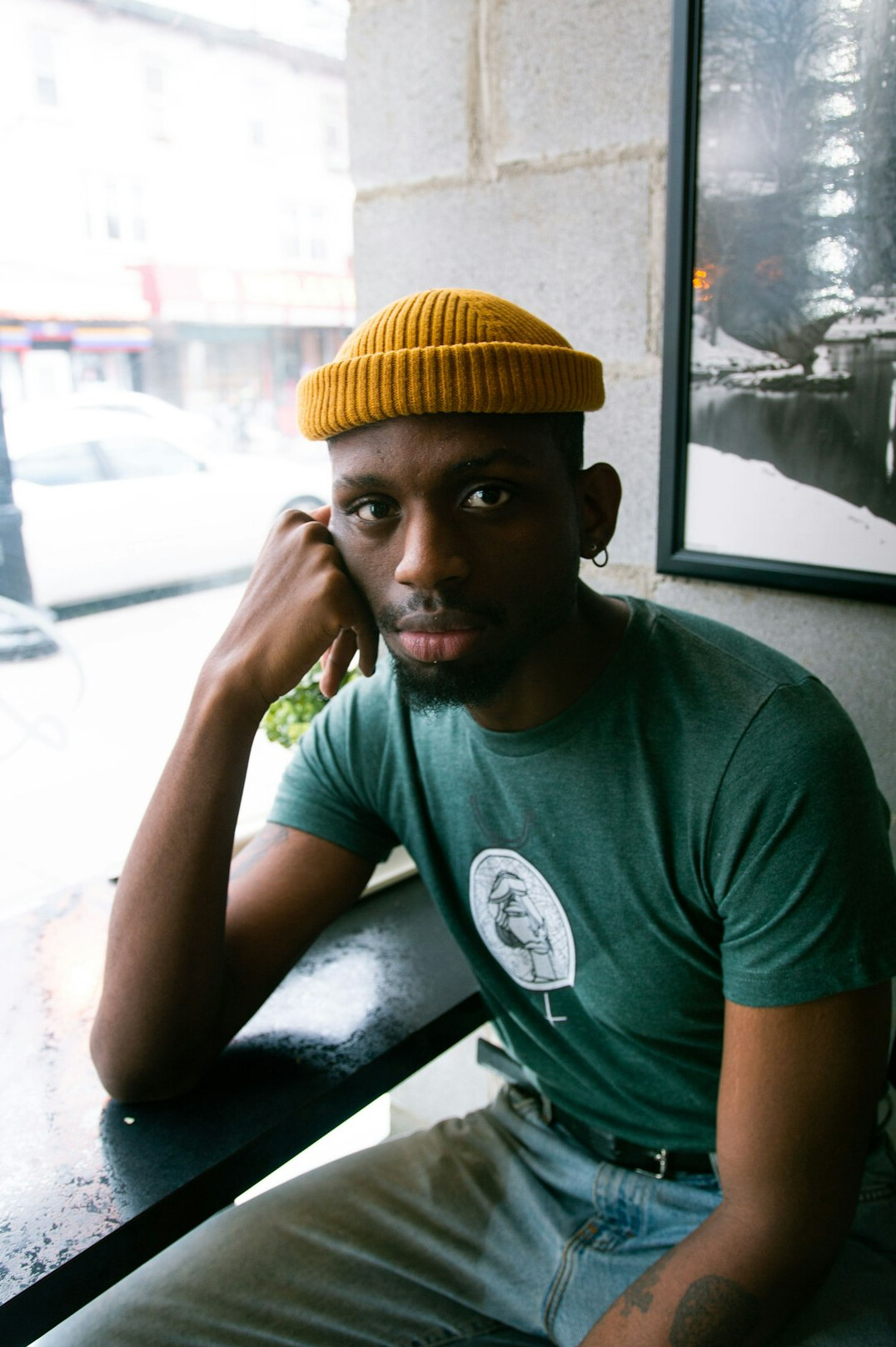 Portrait of a Black Canadian man documentary photographer
